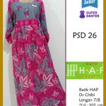 Pakaian Wanita Long dress Lengan 7/8  PSD26