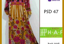 Pakaian Wanita Long dress Lengan 7/8  PSD47