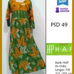 Pakaian Wanita Long dress Lengan 7/8  PSD49