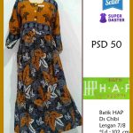 Pakaian Wanita Long dress Lengan 7/8  PSD50