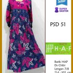 Pakaian Wanita Long dress Lengan 7/8  PSD51