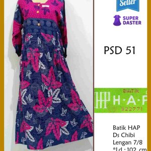 Pakaian Wanita Long dress Lengan 7/8  PSD51